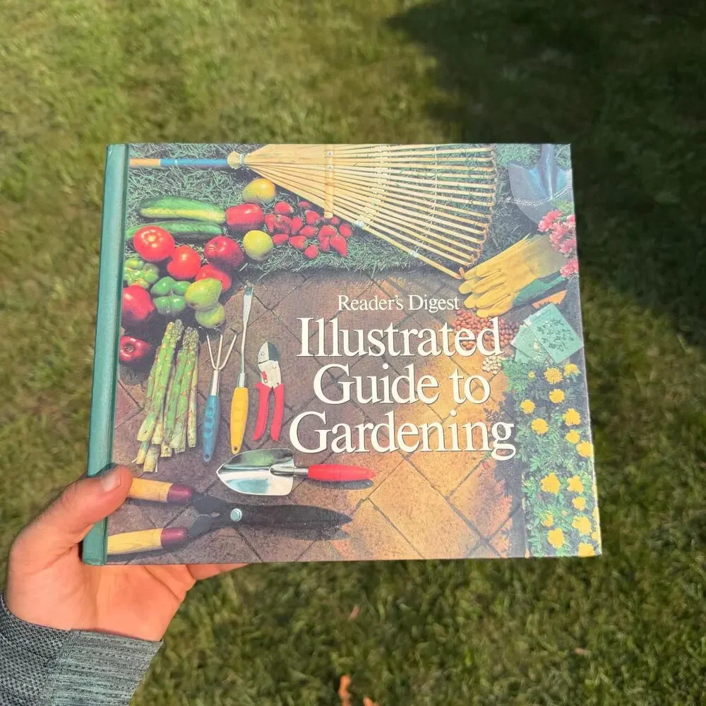 Readers Digest Illustrated Guide to Gardening Vintage hardcover